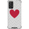Chevron Heart Galaxy A72 5G Clear Case